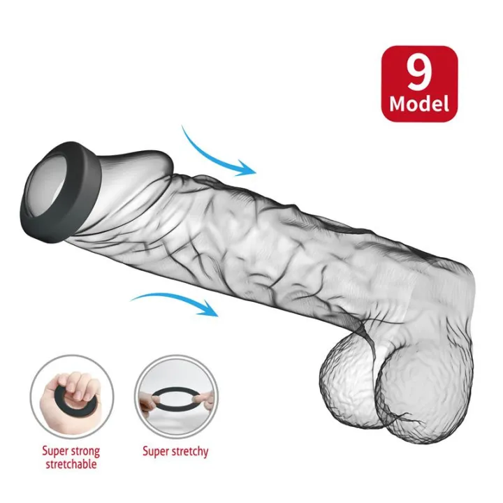Brodan Anillo para el Pene Silicona Mod 9 de Crazy Bull