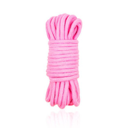 Cuerda de Bondage de Algodón 5 m Rosa de Latetobed Bdsm Line | VibraZon