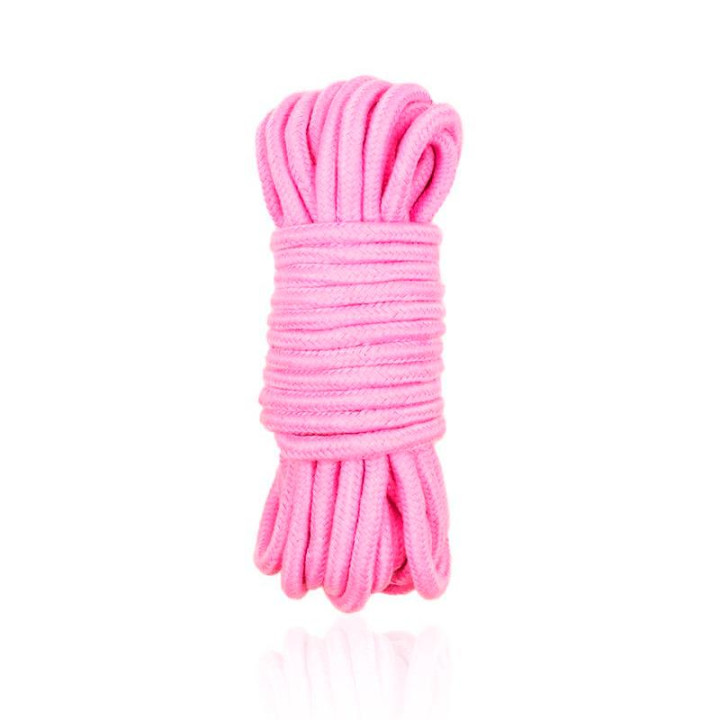 Cuerda de Bondage de Algodón 5 m Rosa de Latetobed Bdsm Line | VibraZon
