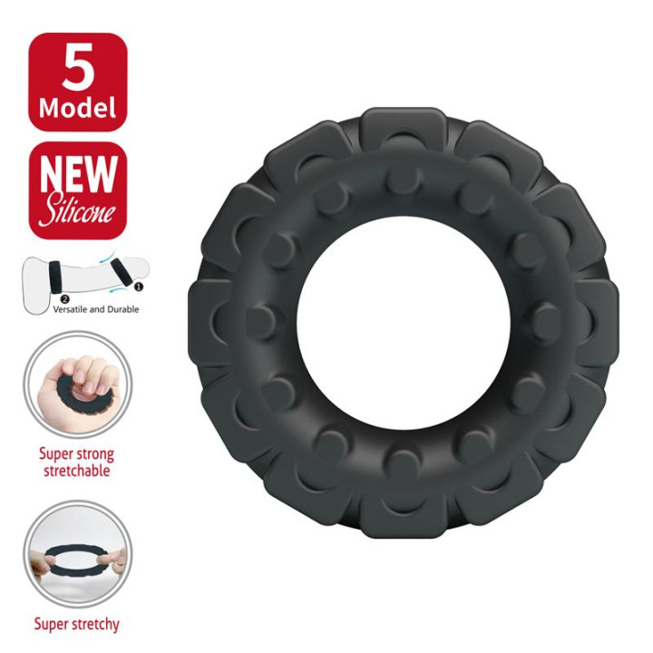 Laiden Anillo para el Pene Silicona Mod 5 de Crazy Bull | VibraZon