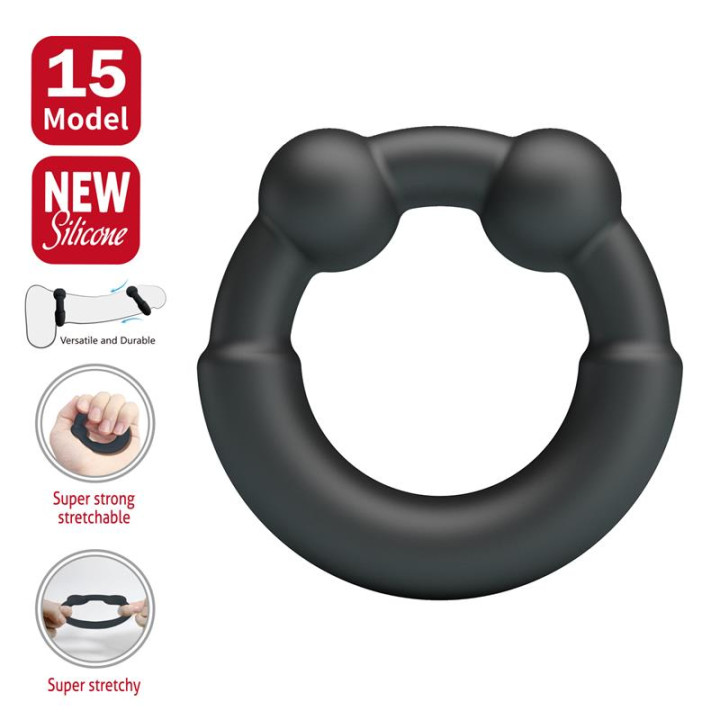 Meco Anillo para el Pene Silicona Mod 15 de Crazy Bull | VibraZon