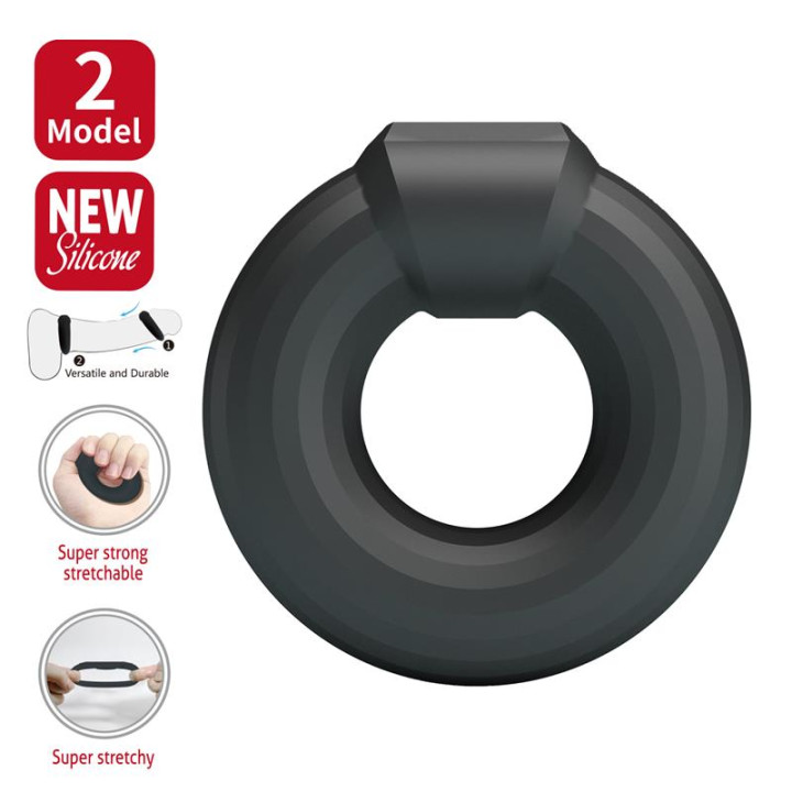 Kayke Anillo para el Pene Silicona Mod 2 de Crazy Bull | VibraZon
