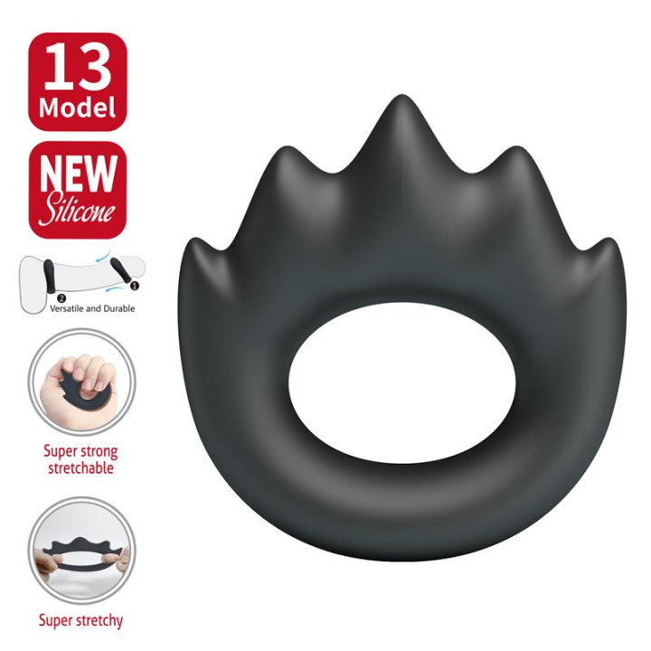 Habert Anillo para el Pene Silicona Mod 13 de Crazy Bull | VibraZon