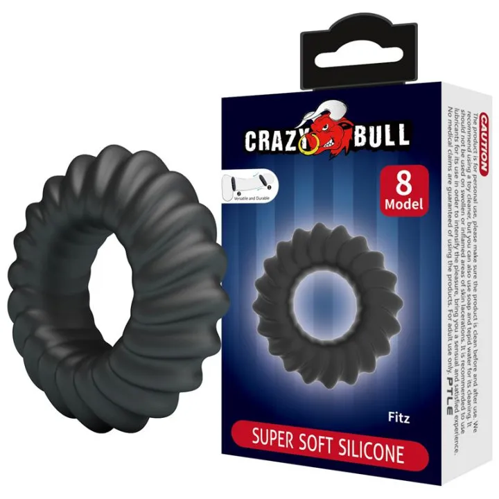 Fitz Anillo para el Pene Silicona Mod 8 de Crazy Bull