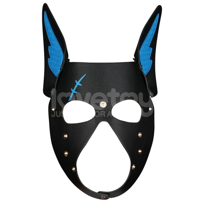 Máscara Cachorro Rebellion Reign Scarred Alpha Pup Azul de Lovetoy | VibraZon