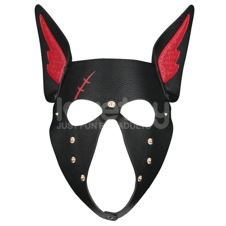 Máscara Cachorro Rebellion Reign Scarred Alpha Rojo de Lovetoy | VibraZon