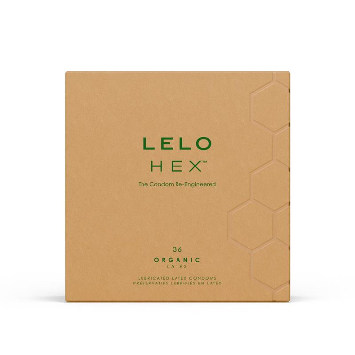 HEX Condoms Organic 36 unidades de Lelo | VibraZon