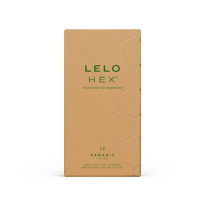 HEX Condoms Organic 12 unidades de Lelo | VibraZon