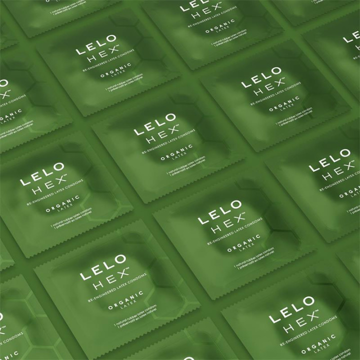 HEX Condoms Organic 12 unidades de Lelo | VibraZon