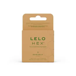 HEX Condoms Organic 3 unidades de Lelo