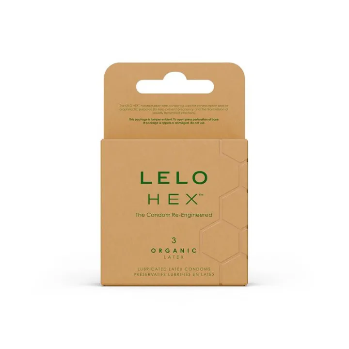 HEX Condoms Organic 3 unidades de Lelo