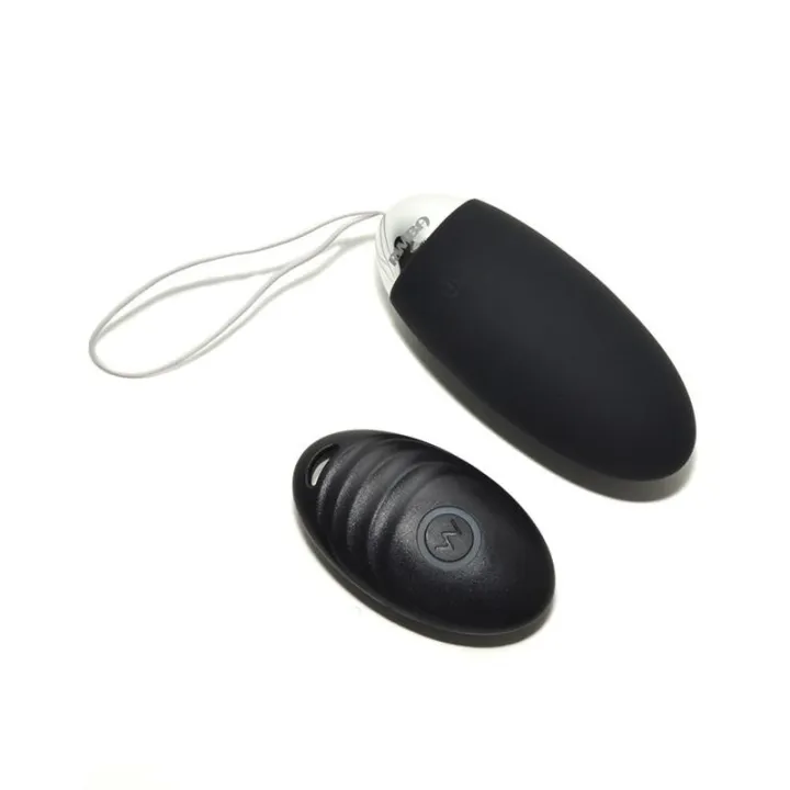 Huevo Vibrador con Control Remoto Venice Negro de Rimba Toys