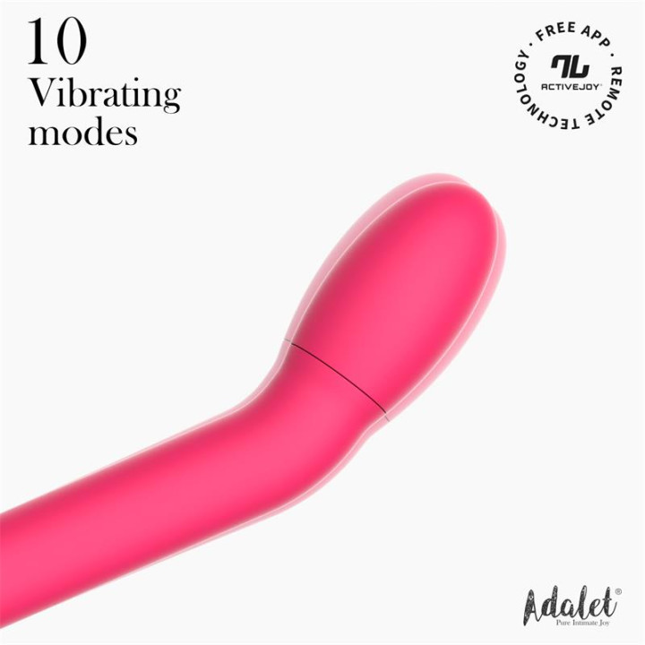 Gently Estimulador Punto G con APP Rosa de Adalet | VibraZon