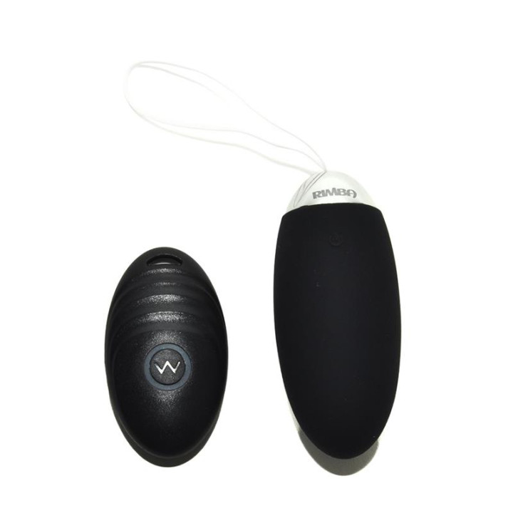 Huevo Vibrador con Control Remoto Venice Negro de Rimba Toys | VibraZon