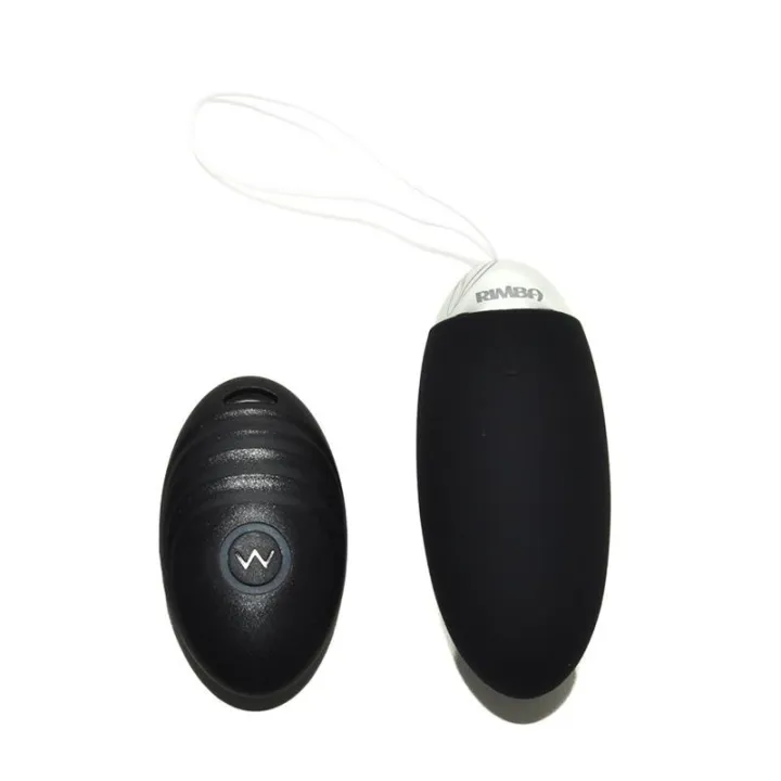 Huevo Vibrador con Control Remoto Venice Negro de Rimba Toys