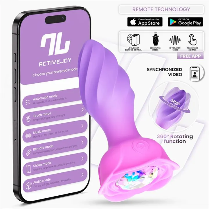Moxy Plug Anal con Rotación 360º con APP de Intoyou App Series