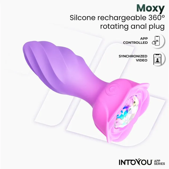 Moxy Plug Anal con Rotación 360º con APP de Intoyou App Series