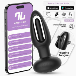 Zack Plug Anal con Flipping Tongue y Vibración con APP de Intoyou App Series | VibraZon