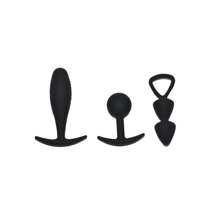 Set 3 Plugs Anales Talla S Basel de Rimba Toys | VibraZon