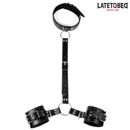 Restricciones de Collar con Esposas de Latetobed Bdsm Line | VibraZon