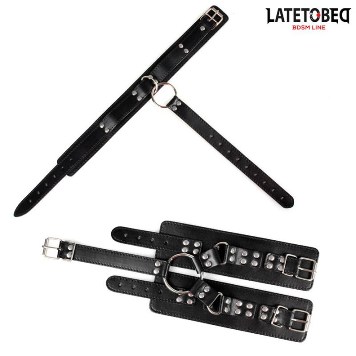 Restricciones de Collar con Esposas de Latetobed Bdsm Line | VibraZon