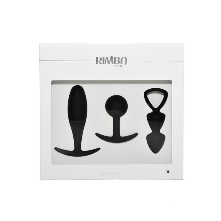 Set 3 Plugs Anales Talla S Basel de Rimba Toys | VibraZon