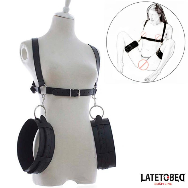 Restricciones de Piernas Abiertas de Latetobed Bdsm Line | VibraZon