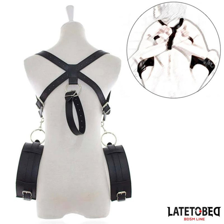 Restricciones de Piernas Abiertas de Latetobed Bdsm Line | VibraZon