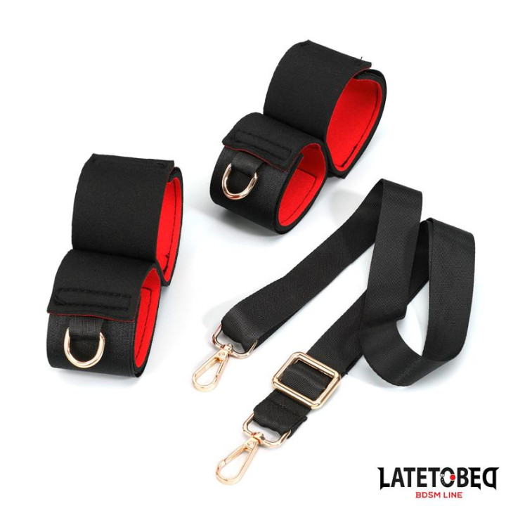 Restricciones de Piernas Abiertas de Latetobed Bdsm Line | VibraZon