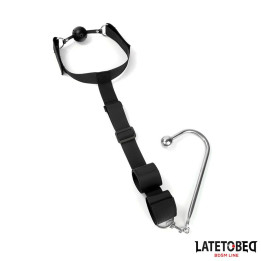 Ataduras con Mordaza, Esposas y Gancho Anal de Latetobed Bdsm Line | VibraZon