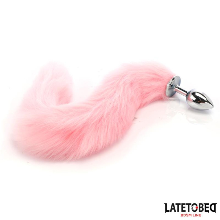 Plug Anal con Cola Rosa 40 cm de Latetobed Bdsm Line | VibraZon