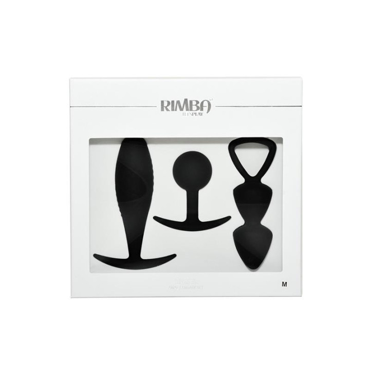 Set 3 Plugs Anales Talla M Basel de Rimba Toys | VibraZon