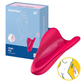 Vibrador High Fly Rojo de Satisfyer | VibraZon