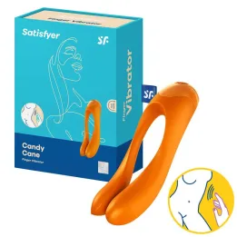Vibrador Candy Cane Naranja de Satisfyer