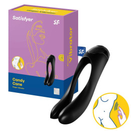 Vibrador Candy Cane Negro de Satisfyer | VibraZon