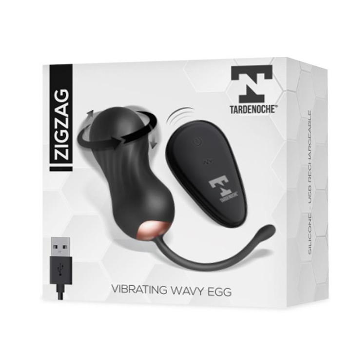 Zigzag Huevo Zigzageante y Vibrador con Control Remoto de Tardenoche | VibraZon