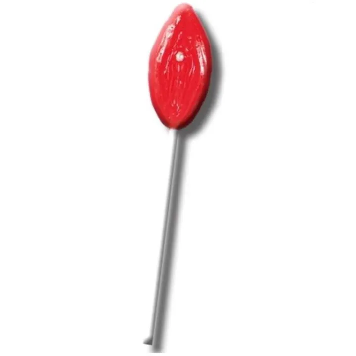 Piruleta de Gominola Labios Sabor Fresa de Dulcisweet