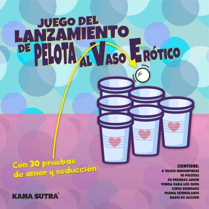 Juego de la Pelota al Vaso Erótico de Diverty Sex | VibraZon