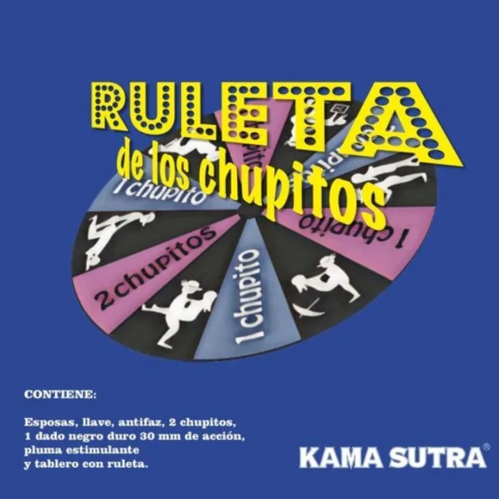Ruleta del Kamasutra y 3 Chupitos de Diverty Sex
