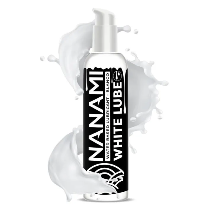 Lubricante Blanco Cremoso Imitación al Semen Base Agua Vegano 150 ml de Nanami