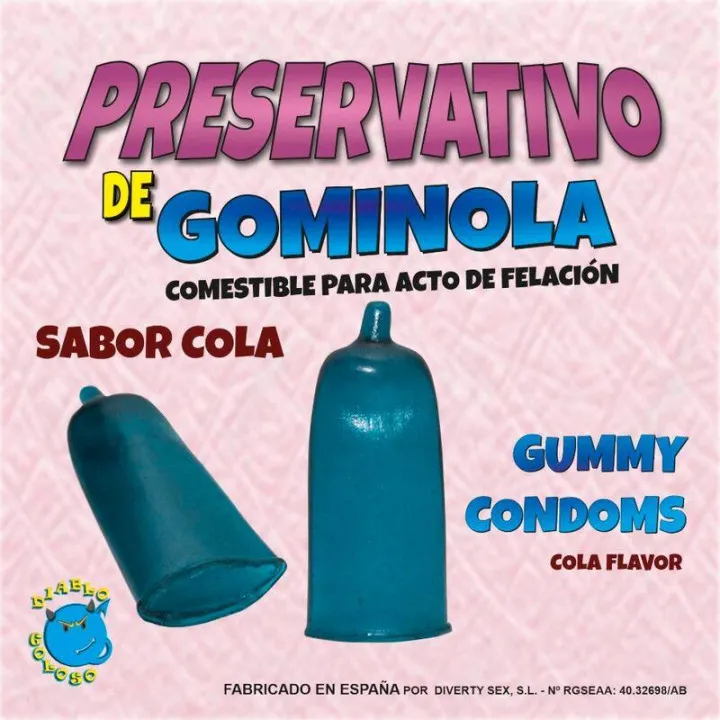 Preservativo de Gominola Sabor Cola de Diverty Sex