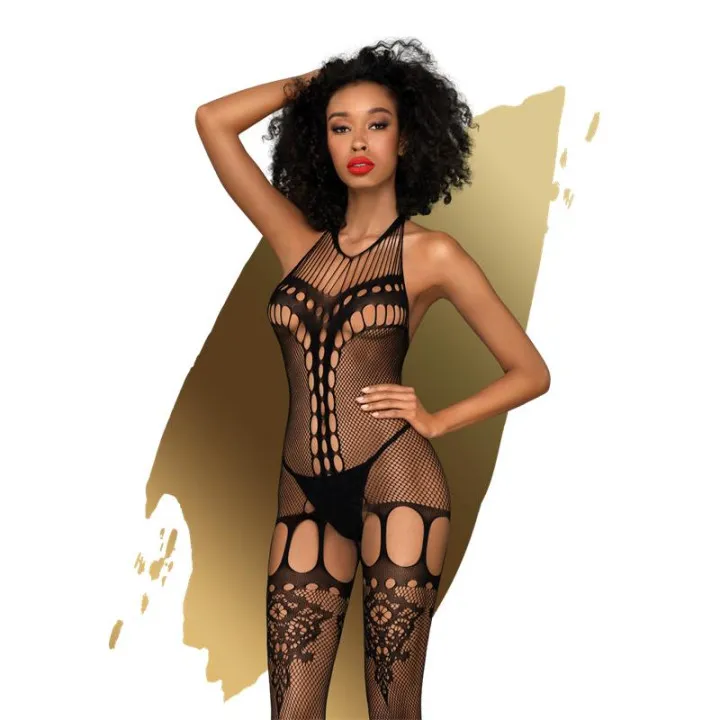 Fancy Me Body de Rejilla con Liguero de Penthouse