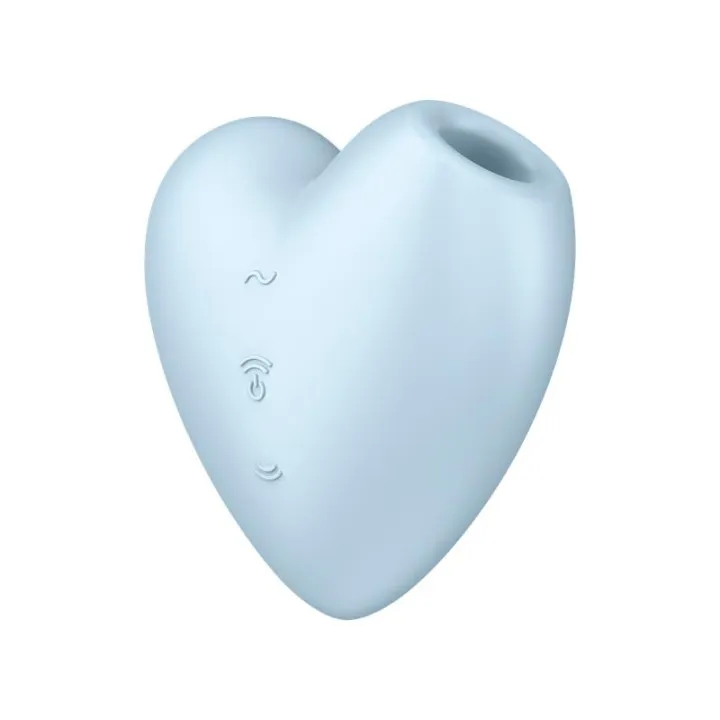 Cutie Heart Succionador de Clítoris y Vibración Azul de Satisfyer