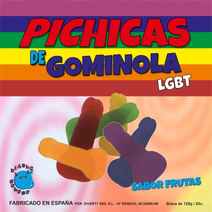 Caja Gominolas Pito Sabor Frutas LGBTQ+ de Dulcisweet