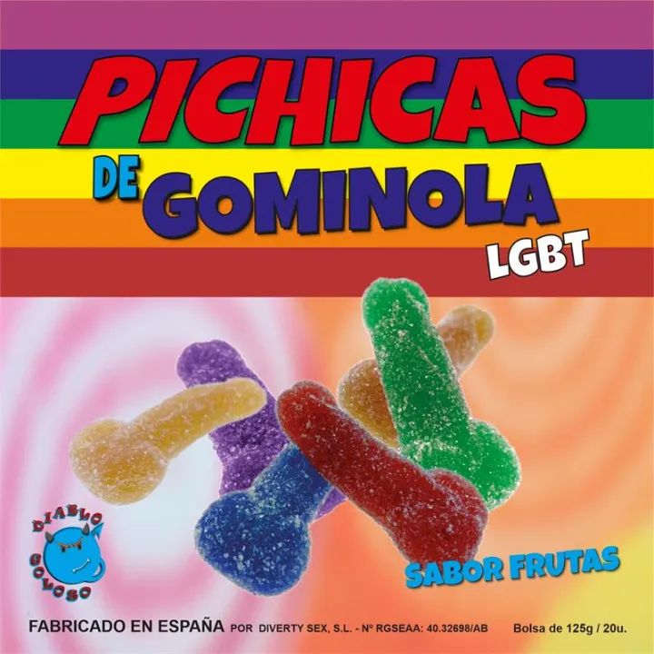 Caja Gominolas Pito Sabor Frutas LGBTQ+ de Dulcisweet