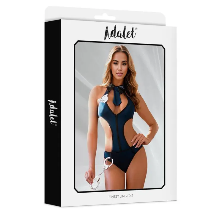 Everly Teddy Disfraz Policia de Adalet Lingerie