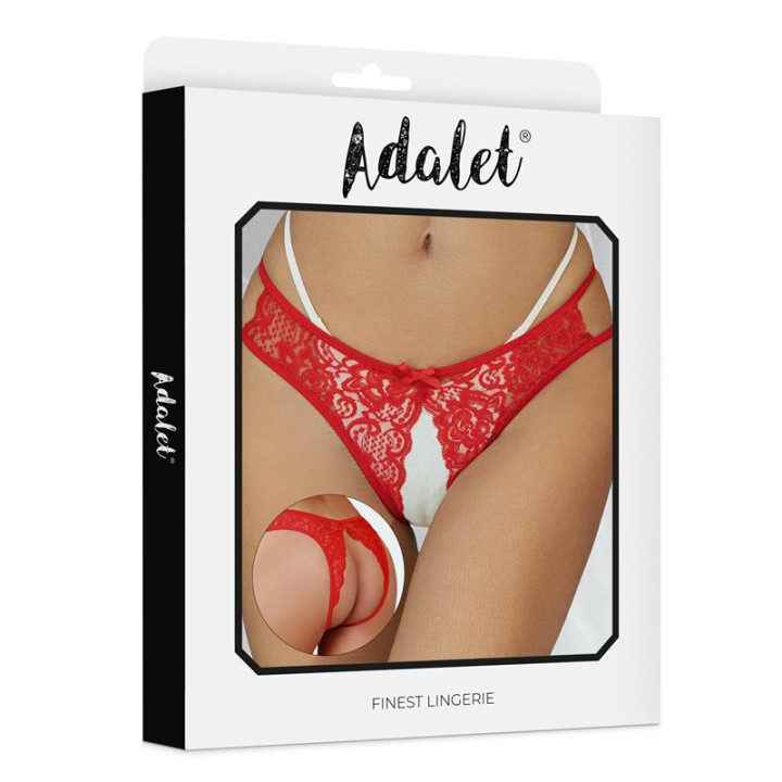 Hope Braguitas Enntepierna Abierta Rojo de Adalet Lingerie | VibraZon