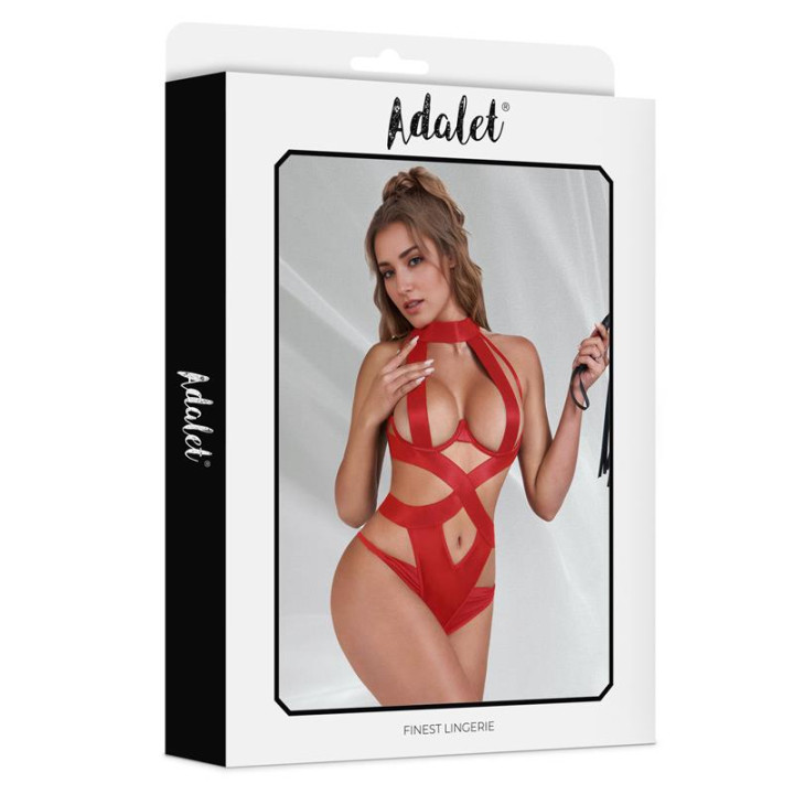 Leah Teddy Red de Adalet Lingerie | VibraZon