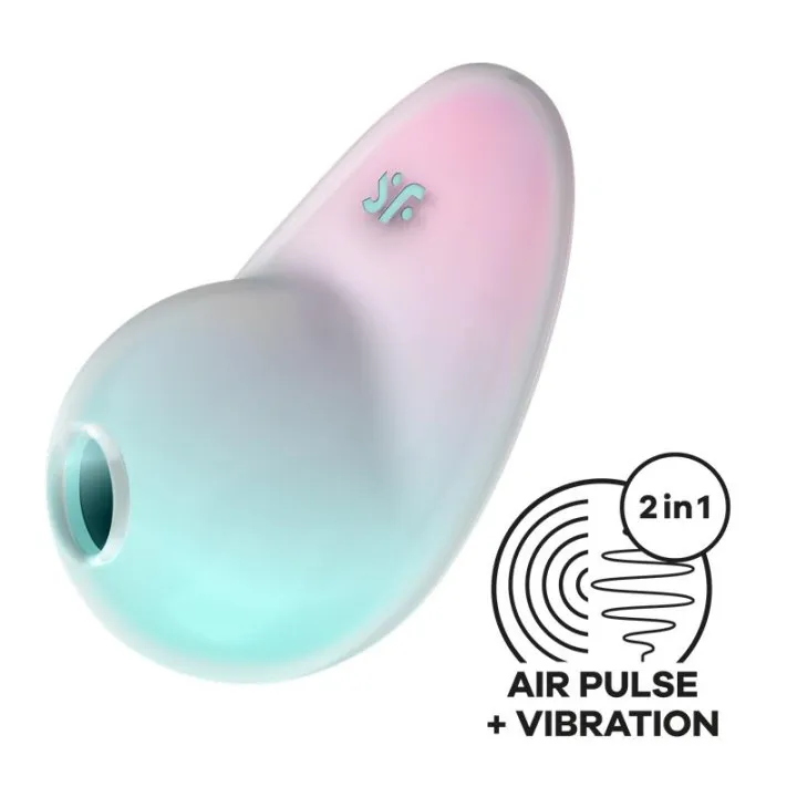 Pixie Dust Succionador de Clítoris con Vibración Menta/Rosa de Satisfyer