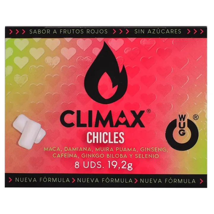 Chicle Climax Gum 8 Uds de Wug
